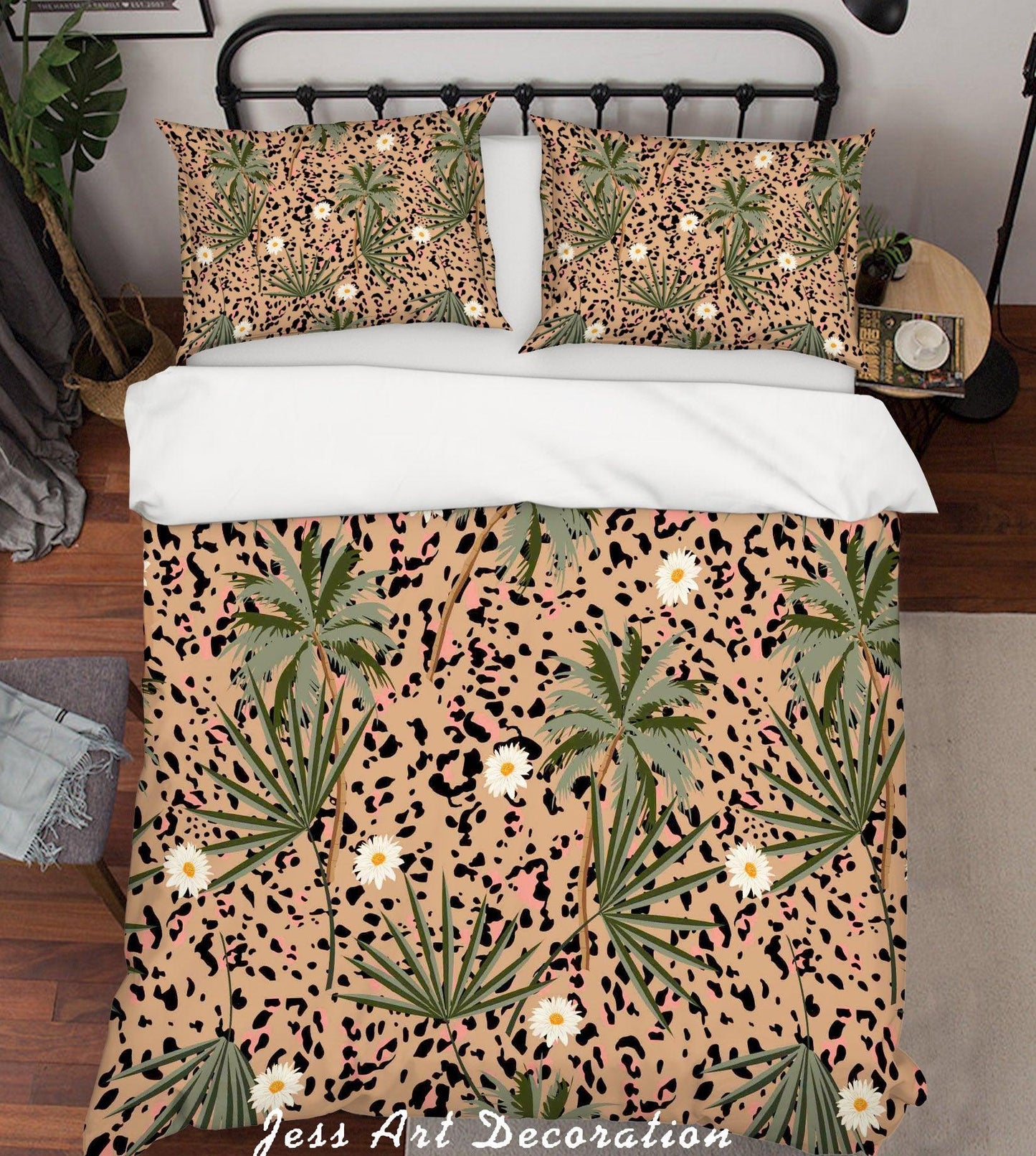 3D Brown Dandelion Quilt Cover Set Bedding Set Pillowcases 111