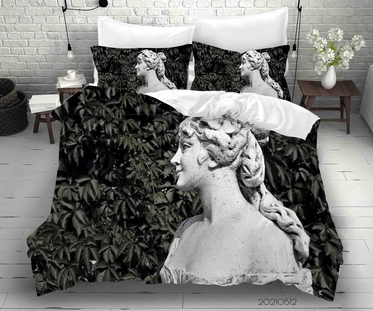 3D Art Sculpture Plant Leaf Quilt Cover Set Bedding Set Duvet Cover Pillowcases 294