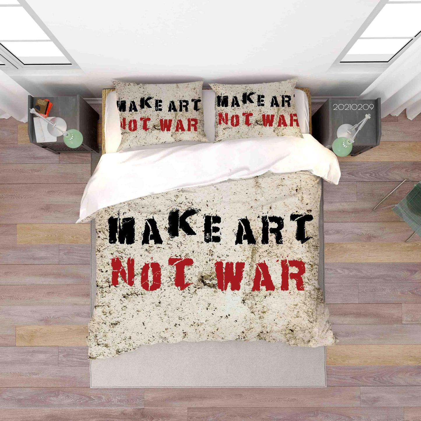 3D Artist Graffiti Works Quilt Cover Set Bedding Set Duvet Cover Pillowcases 230