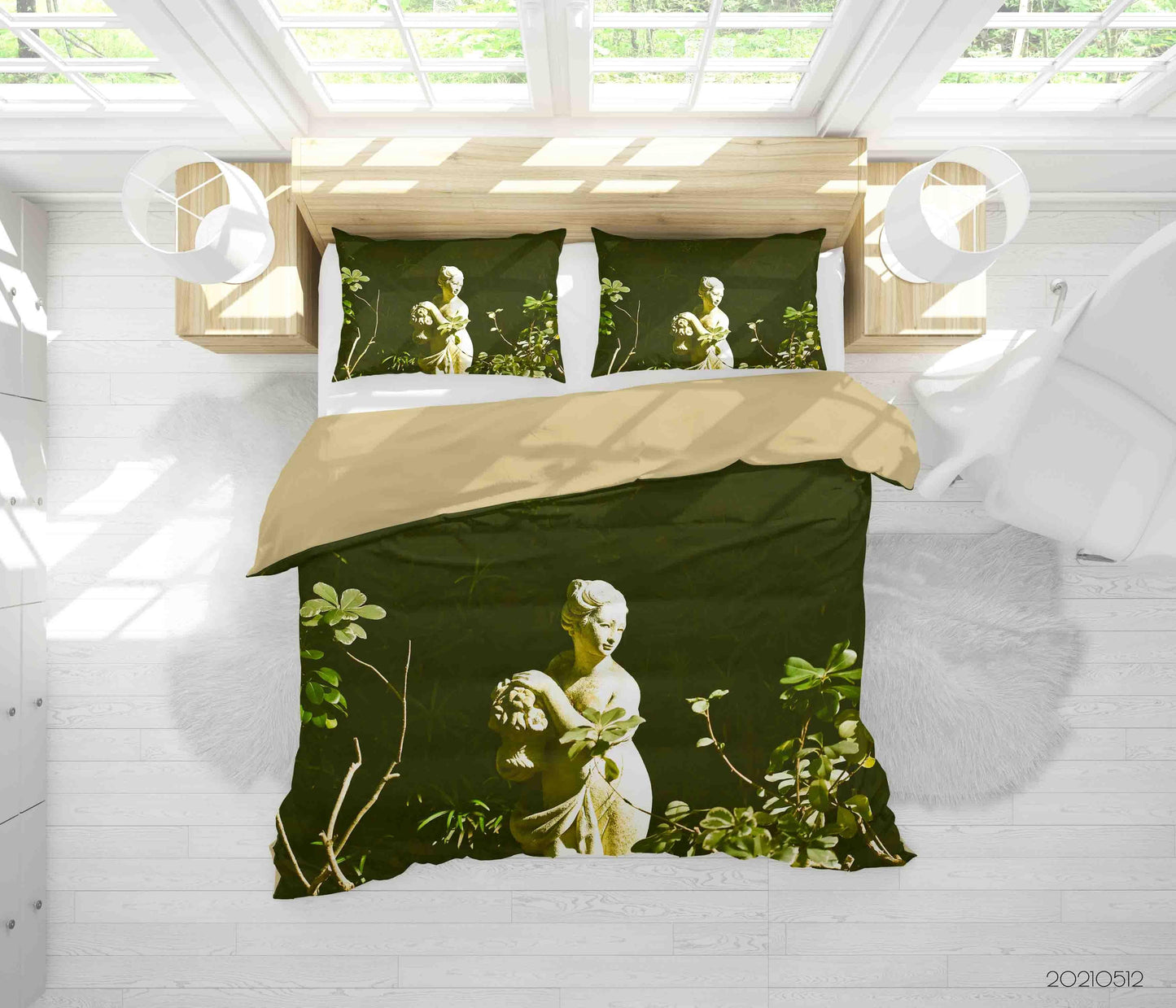 3D Art Sculpture Quilt Cover Set Bedding Set Duvet Cover Pillowcases 302