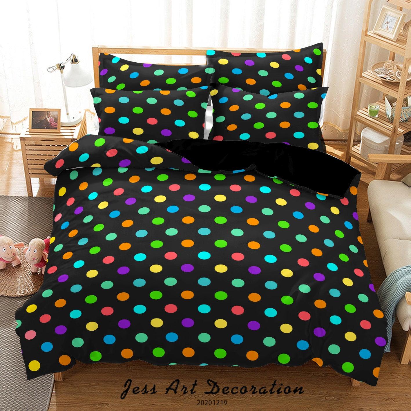 3D Abstract Colorful Geometric Pattern Quilt Cover Set Bedding Set Duvet Cover Pillowcases 32