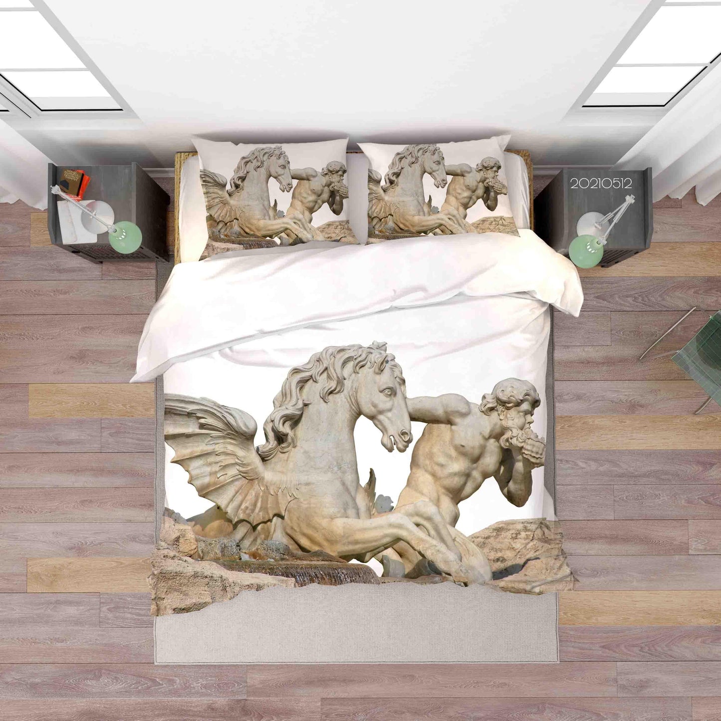 3D Art Sculpture Quilt Cover Set Bedding Set Duvet Cover Pillowcases 233
