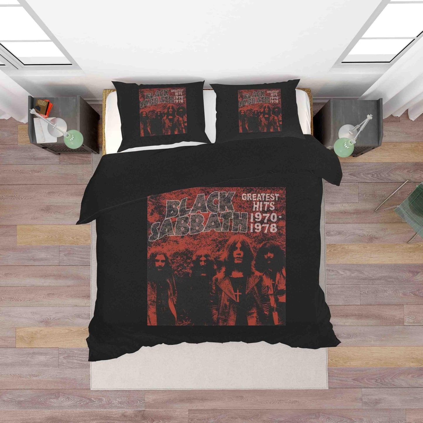 3D Black Sabbath Quilt Cover Set Bedding Set Duvet Cover Pillowcases SF31