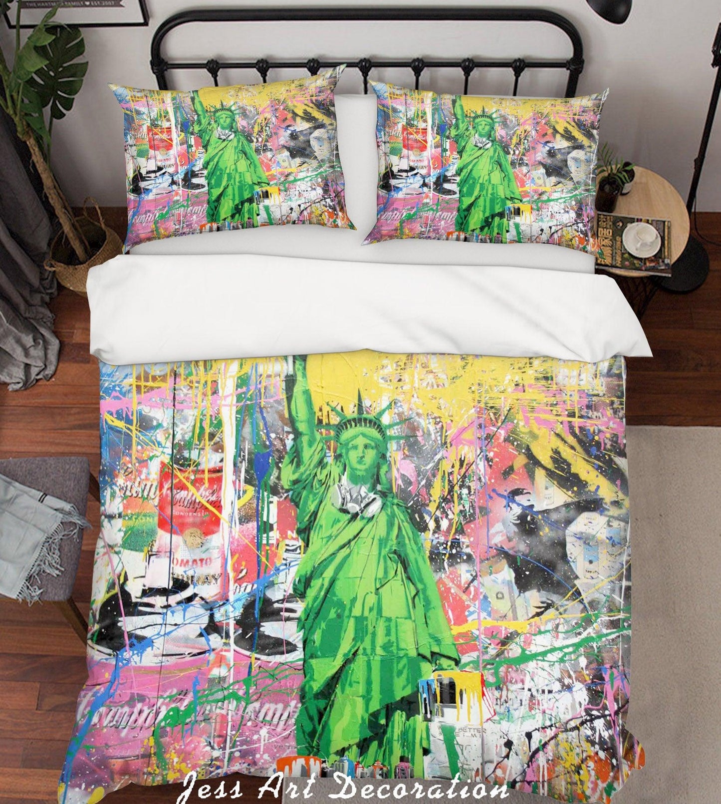 3D  Liberty Green Quilt Cover Set Bedding Set Duvet Cover Pillowcases  ZY D83