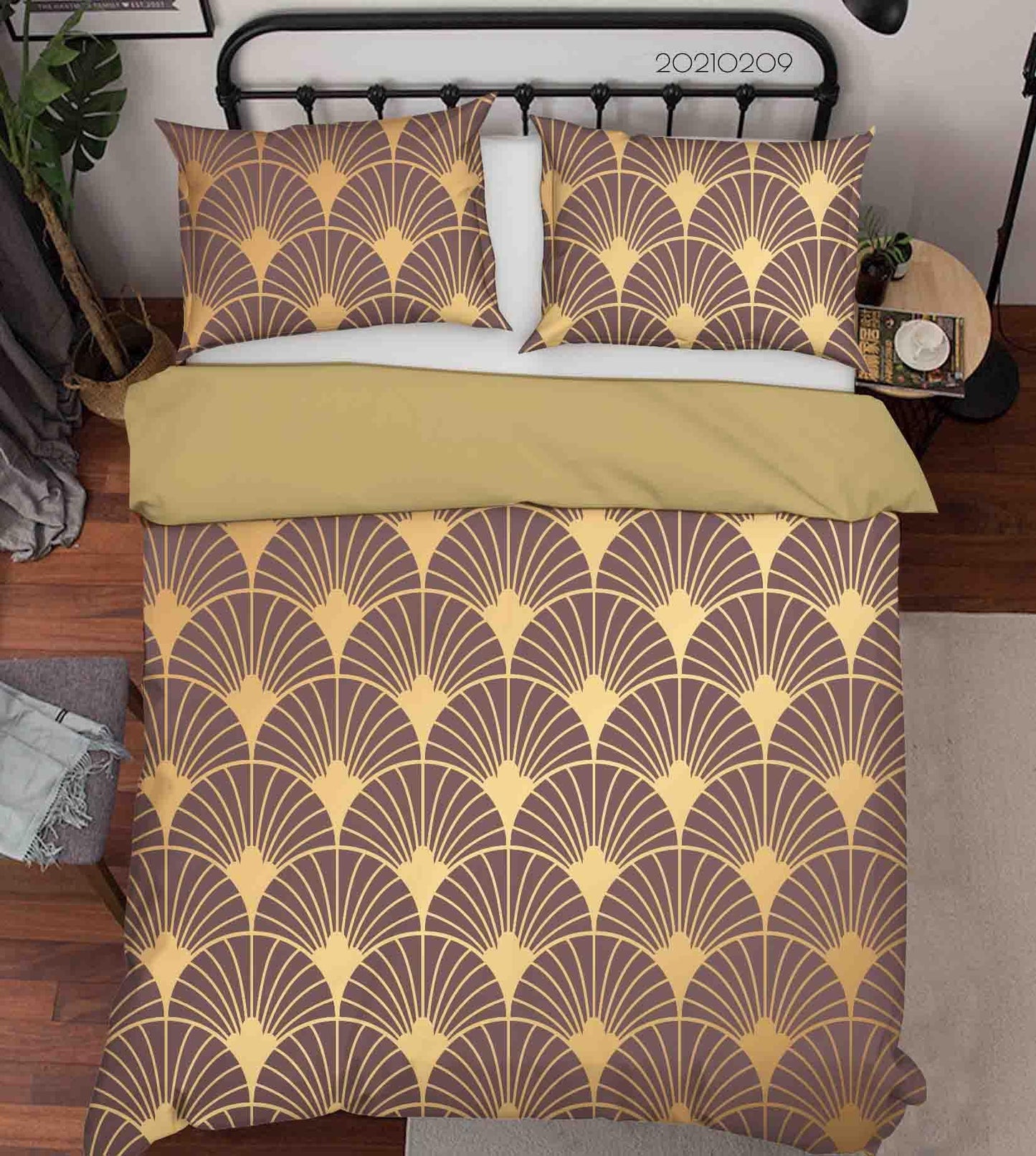 3D Abstract Ornamental Geometric Pattern Quilt Cover Set Bedding Set Duvet Cover Pillowcases 305