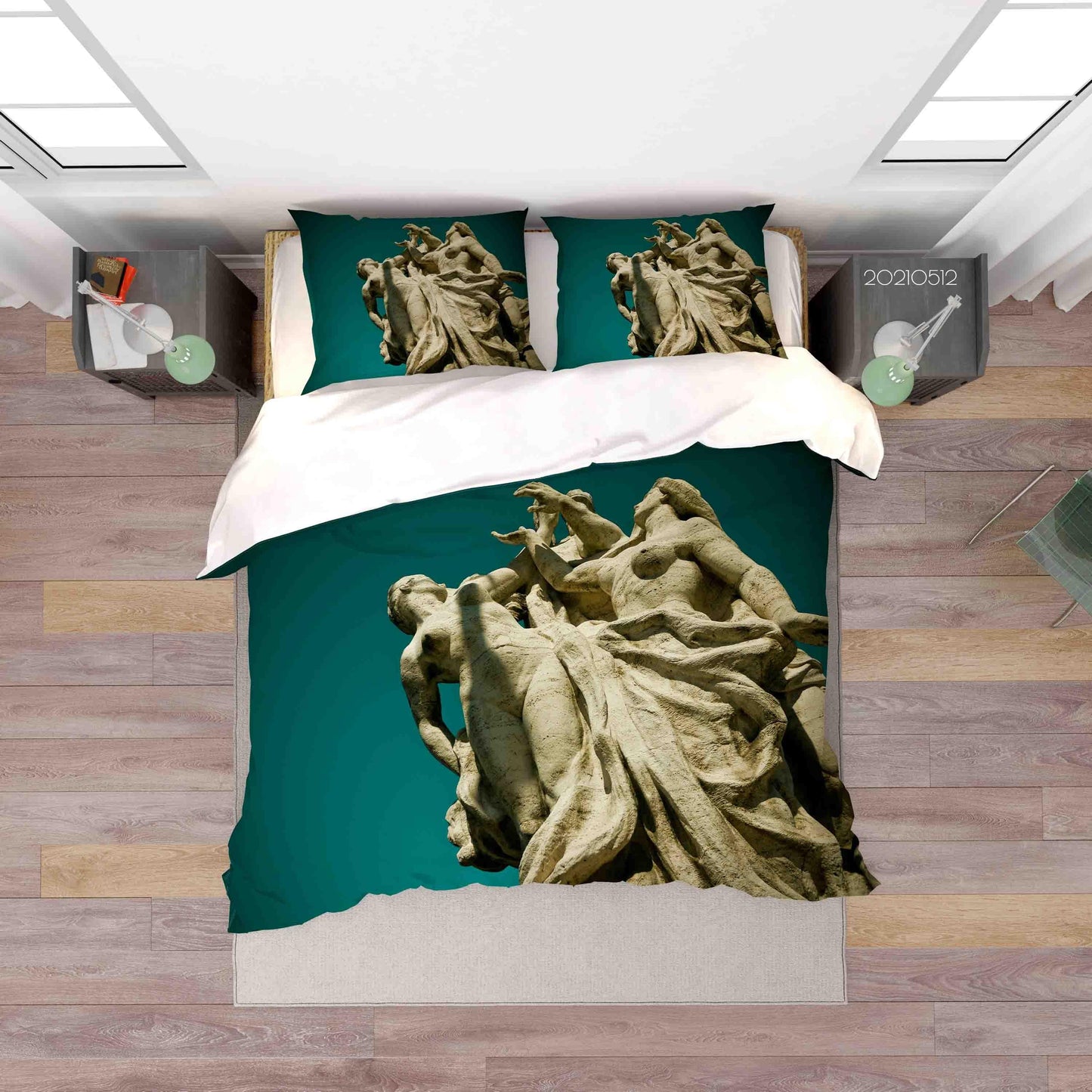3D Art Sculpture Quilt Cover Set Bedding Set Duvet Cover Pillowcases 277