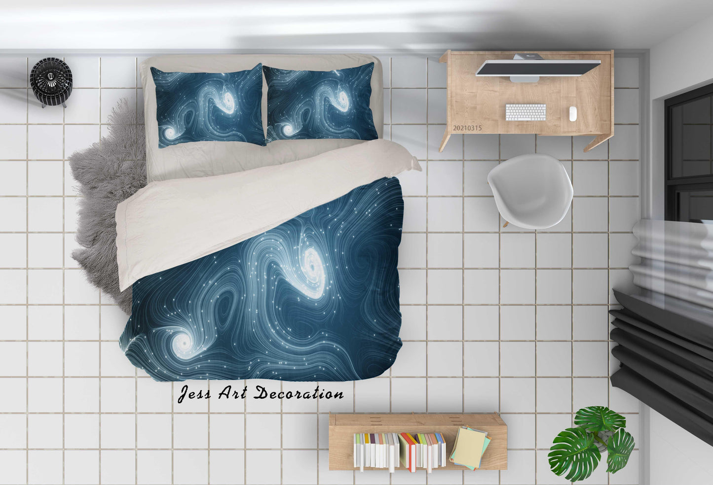 3D Abstract Pattern Quilt Cover Set Bedding Set Duvet Cover Pillowcases 37