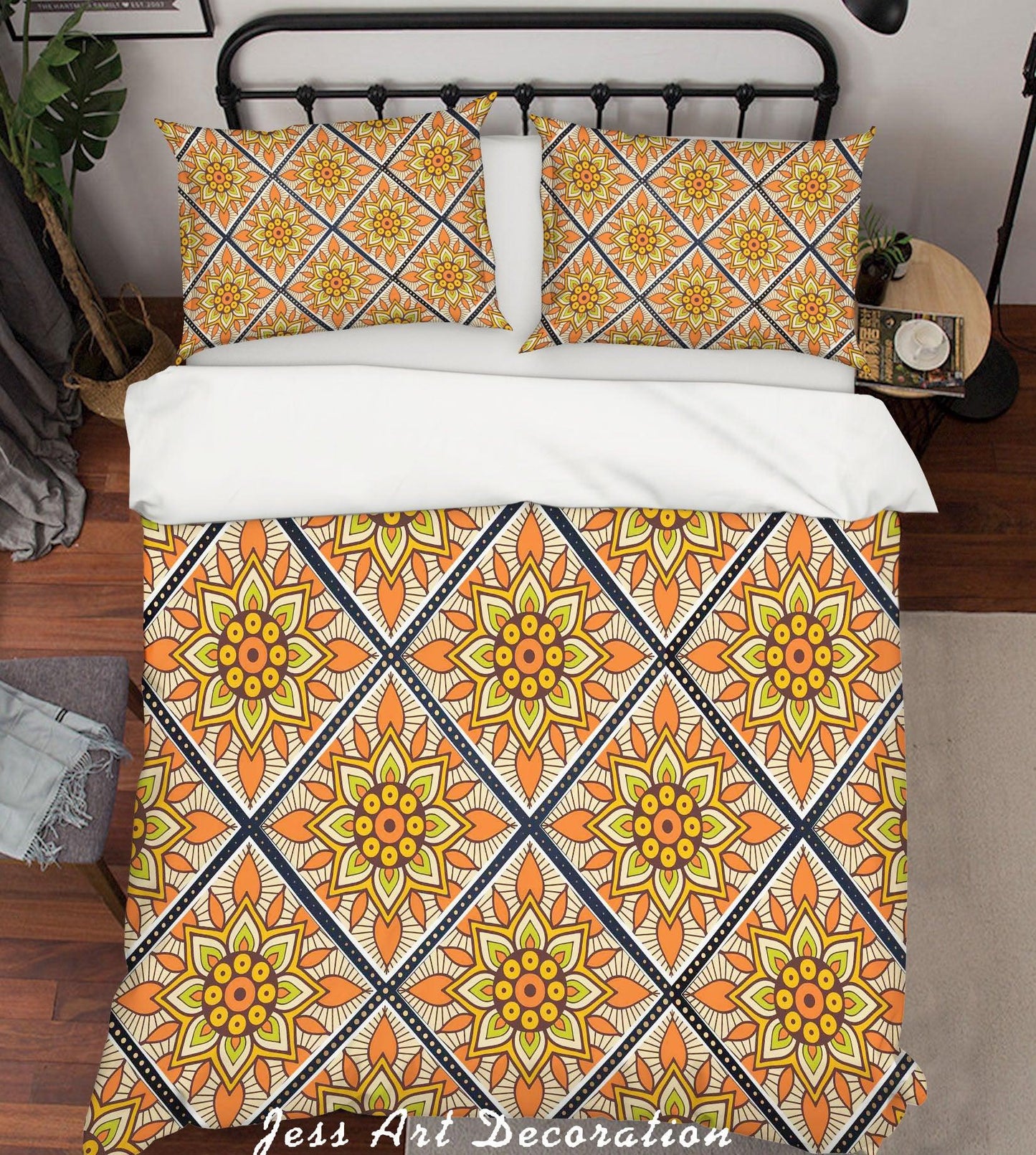 3D Abstract Sunflowers Quilt Cover Set Bedding Set Pillowcases 71
