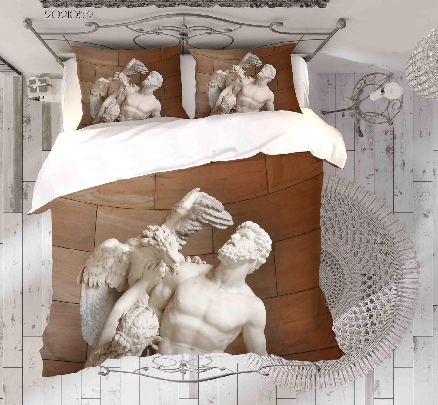 3D Art Sculpture Pattern Quilt Cover Set Bedding Set Duvet Cover Pillowcases 216