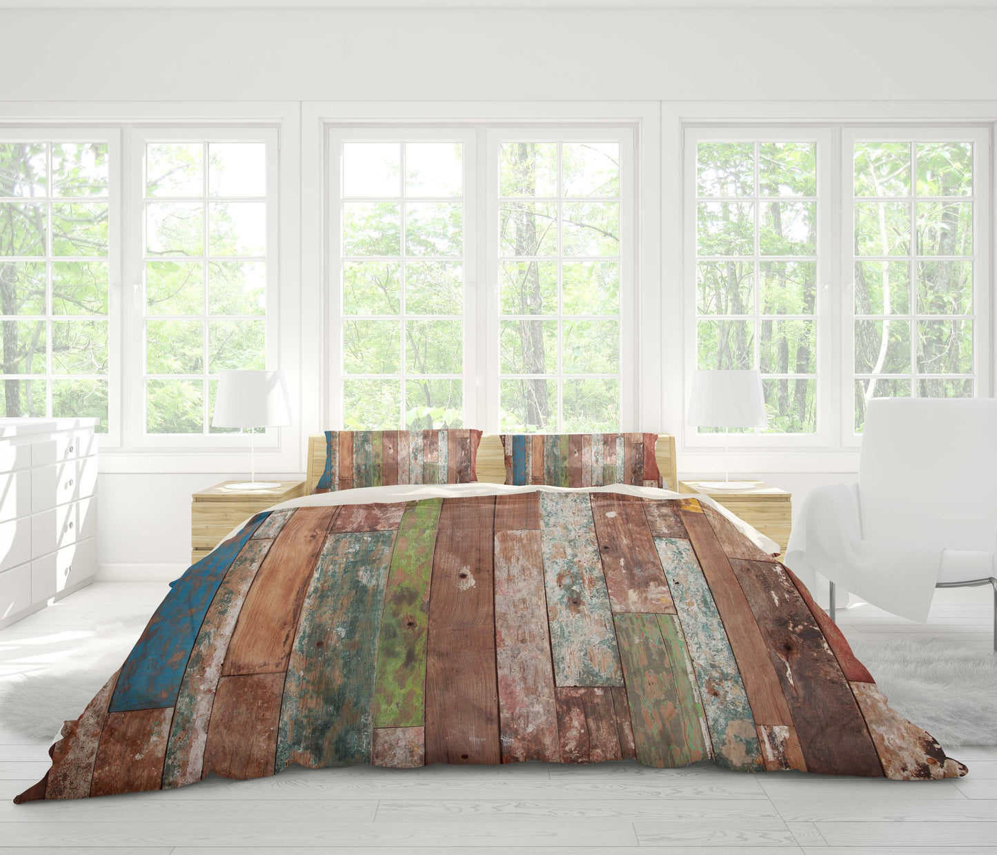 3D Board Quilt Cover Set Bedding Set Pillowcases 02