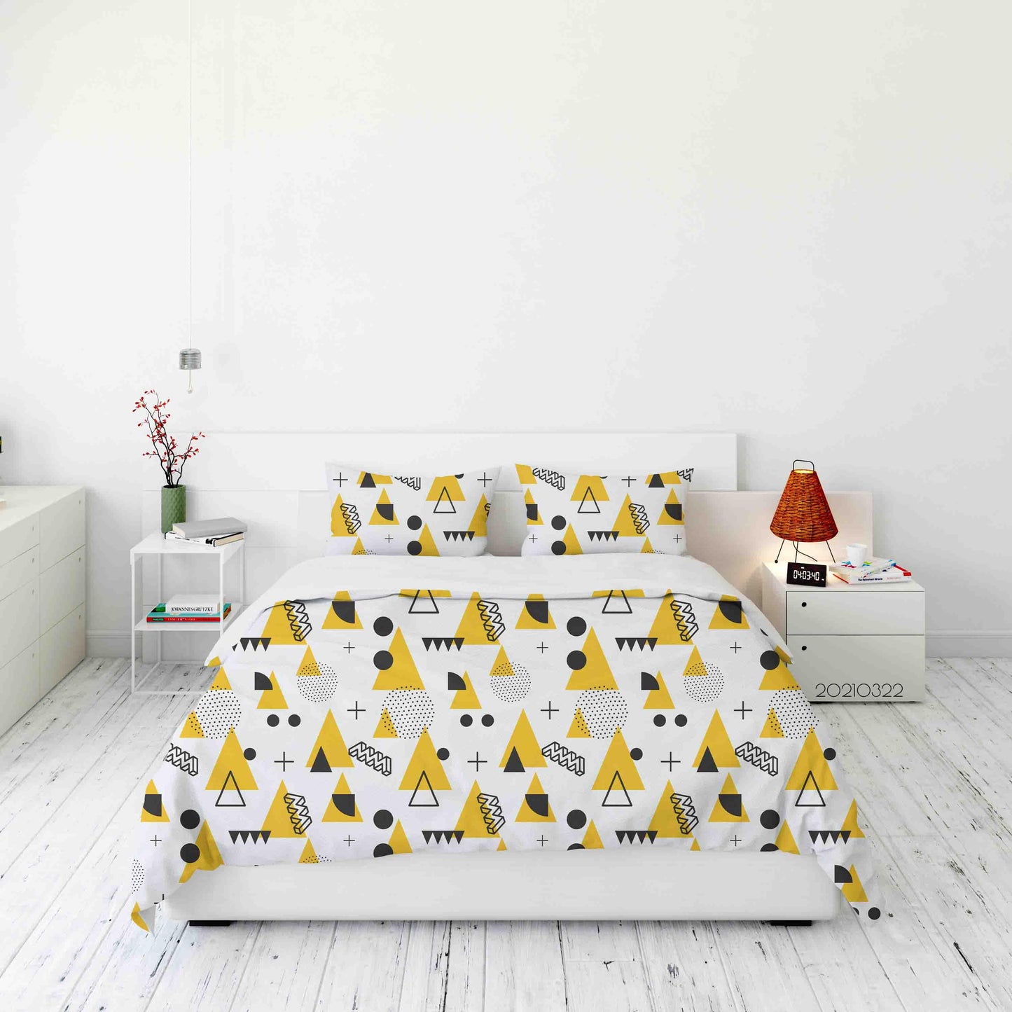 3D Abstract Geometric Pattern Quilt Cover Set Bedding Set Duvet Cover Pillowcases 130