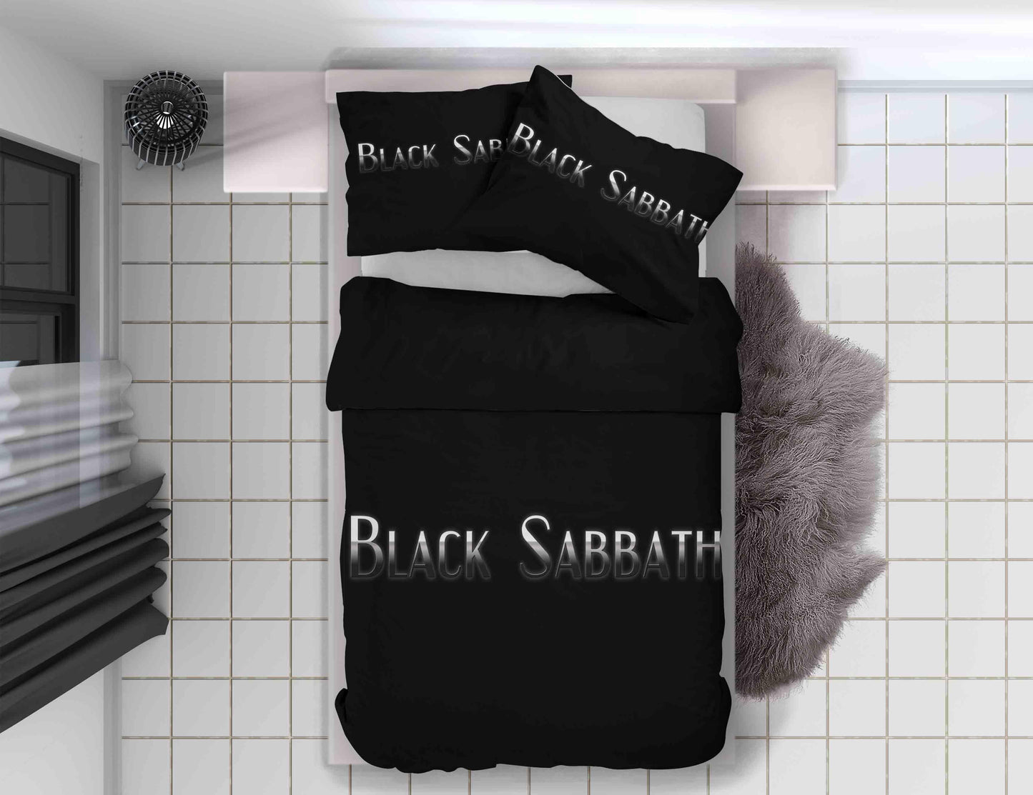 3D Black Sabbath Quilt Cover Set Bedding Set Duvet Cover Pillowcases SF40