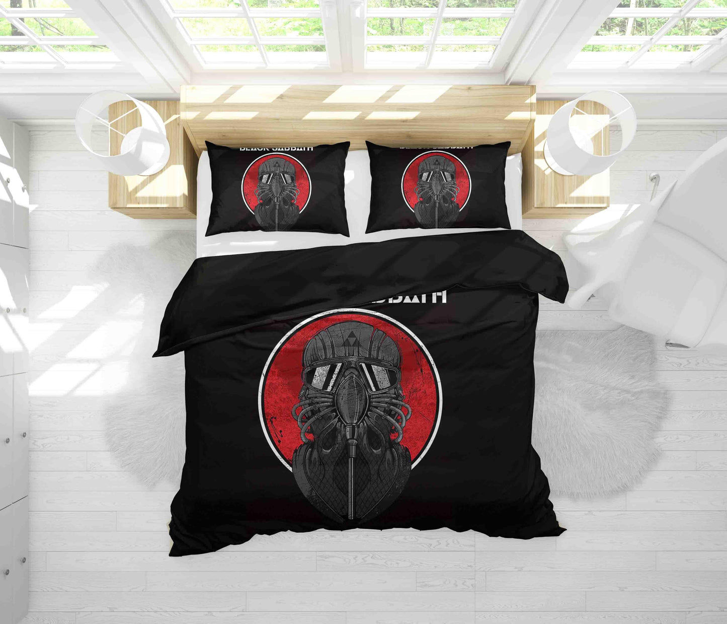 3D Black Sabbath Quilt Cover Set Bedding Set Duvet Cover Pillowcases SF79