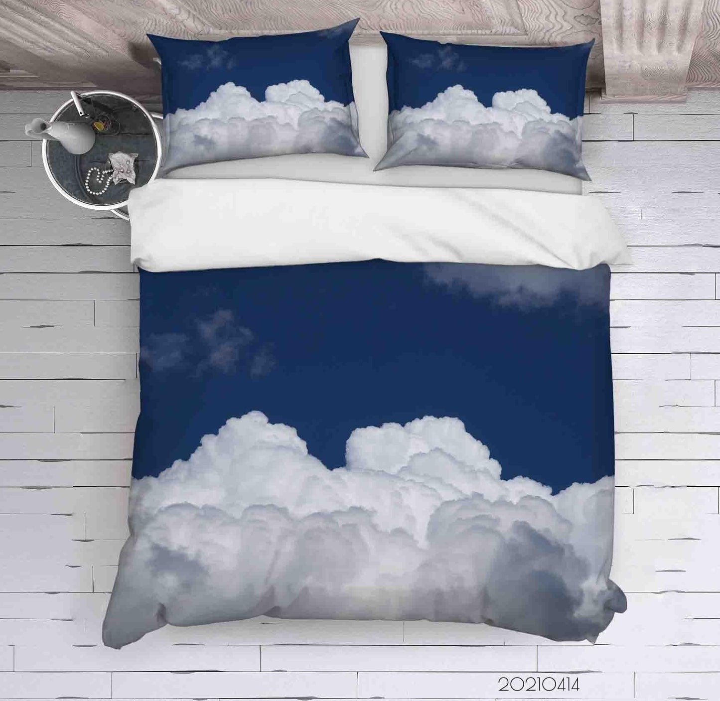 3D Blue Sky Cloud Quilt Cover Set Bedding Set Duvet Cover Pillowcases 41
