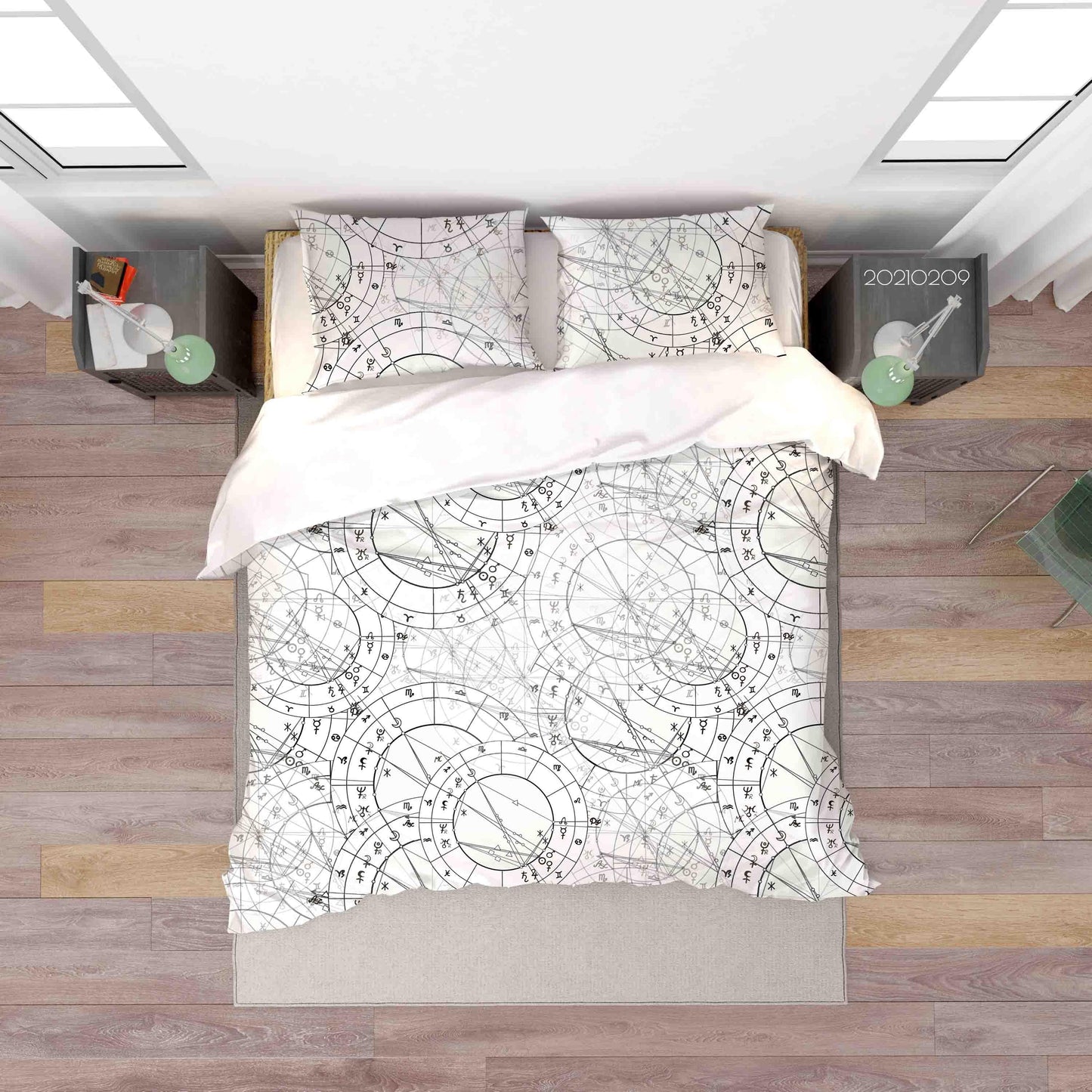 3D Abstract Geometric Pattern Quilt Cover Set Bedding Set Duvet Cover Pillowcases 286