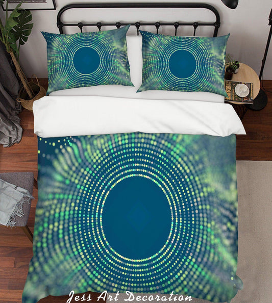 3D Abstract Sun Quilt Cover Set Bedding Set Pillowcases 09