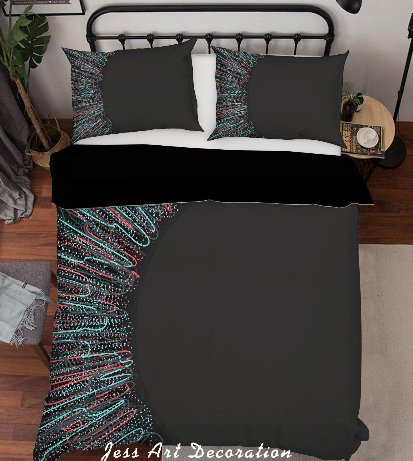 3D Abstract Geometric Figure Quilt Cover Set Bedding Set Pillowcases 04