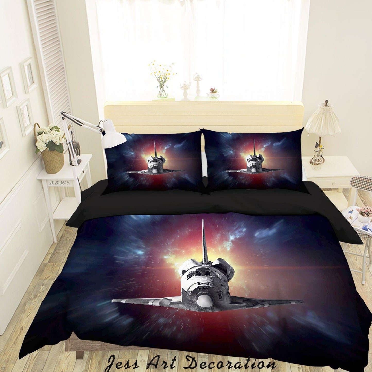 3D Aircraft Quilt Cover Set Bedding Set Duvet Cover Pillowcases SF81