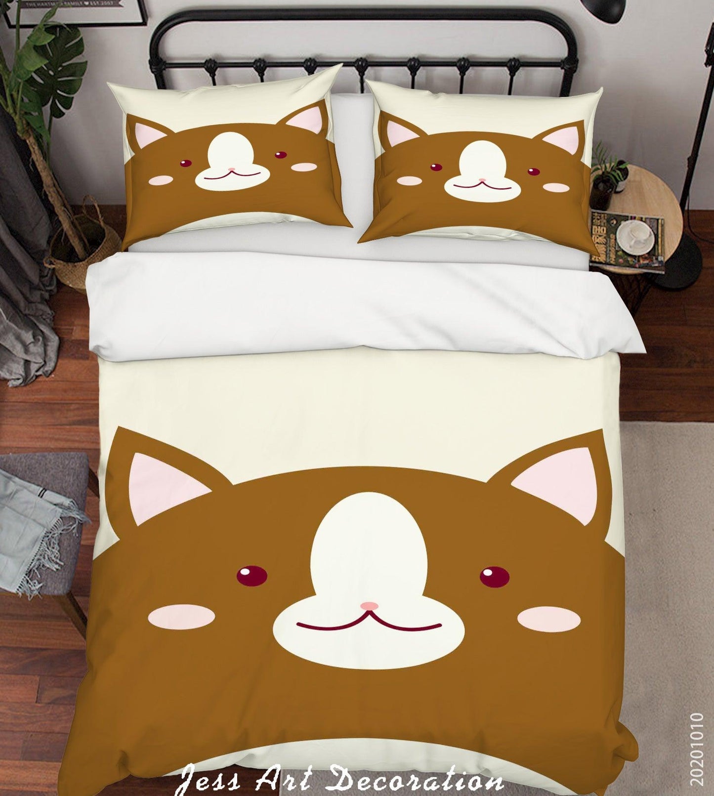 3D Cartoon Cute Animal Mouse Quilt Cover Set Bedding Set Duvet Cover Pillowcases WJ 9528