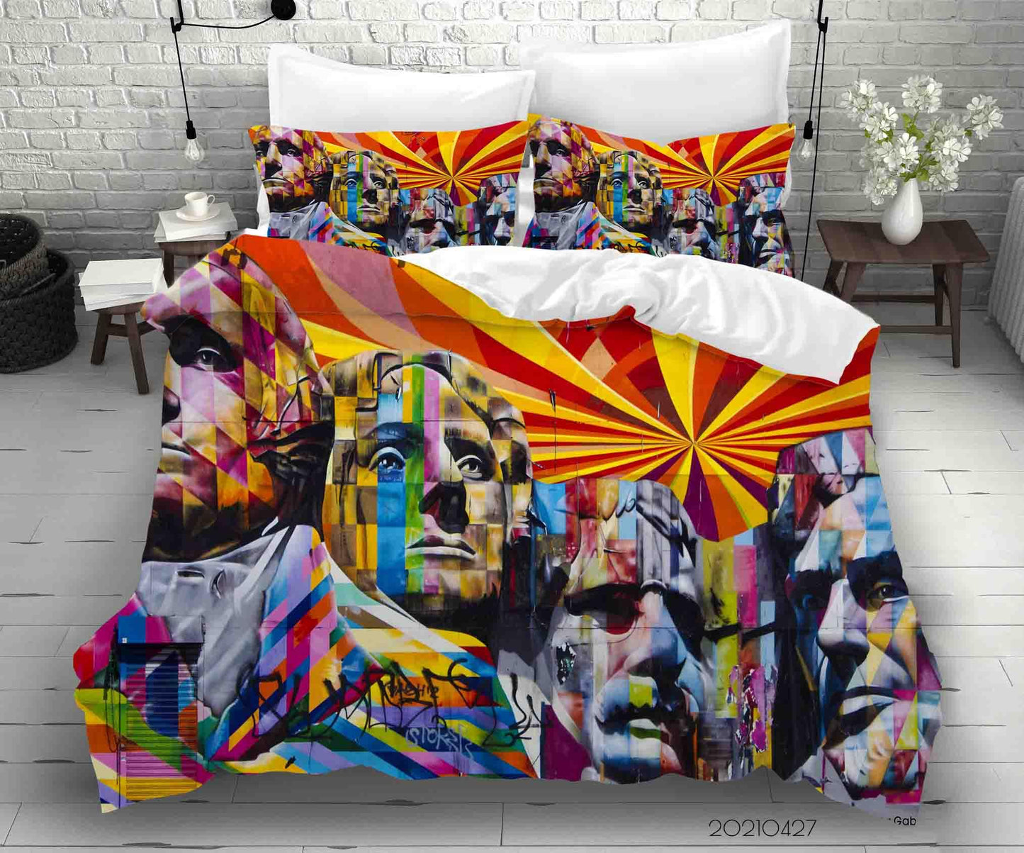 3D Abstract Art Graffiti Quilt Cover Set Bedding Set Duvet Cover Pillowcases 47