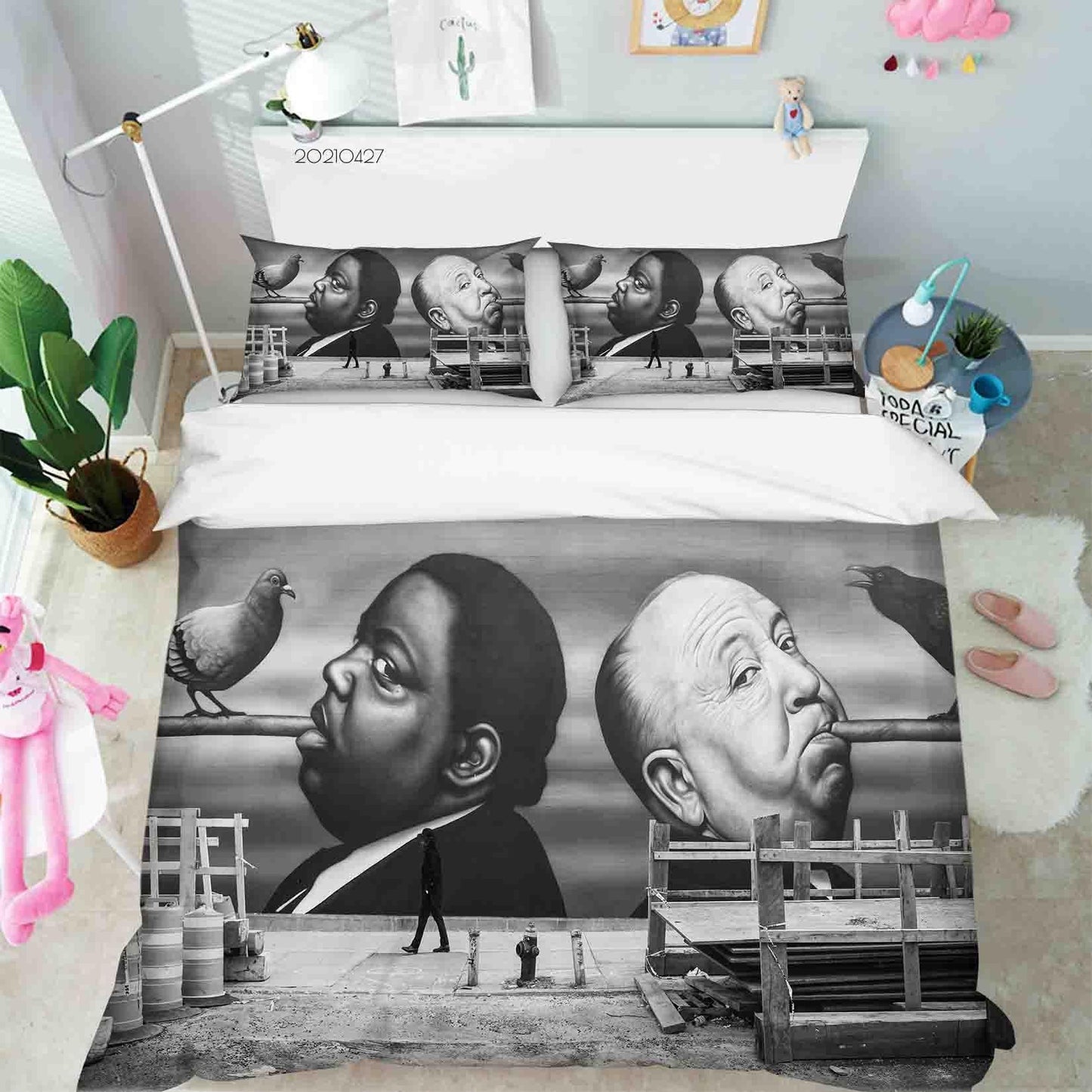 3D Abstract Artist Works Graffiti Quilt Cover Set Bedding Set Duvet Cover Pillowcases 92