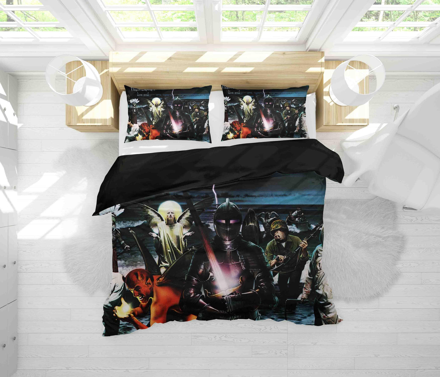 3D Black Sabbath Quilt Cover Set Bedding Set Duvet Cover Pillowcases SF21