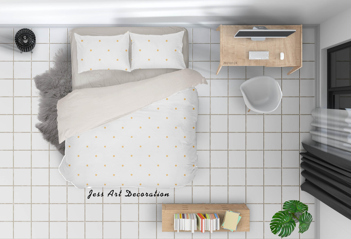 3D Abstract Geometric Shape Quilt Cover Set Bedding Set Duvet Cover Pillowcases 59