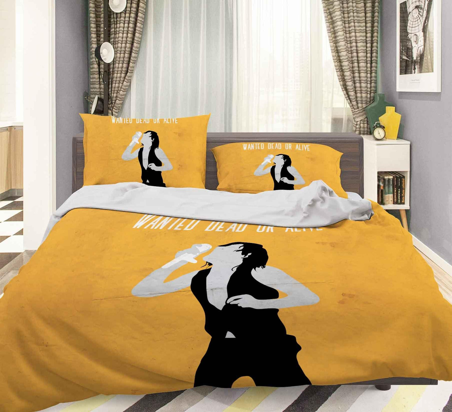 3D Bon Jovi Quilt Cover Set Bedding Set Pillowcases 16