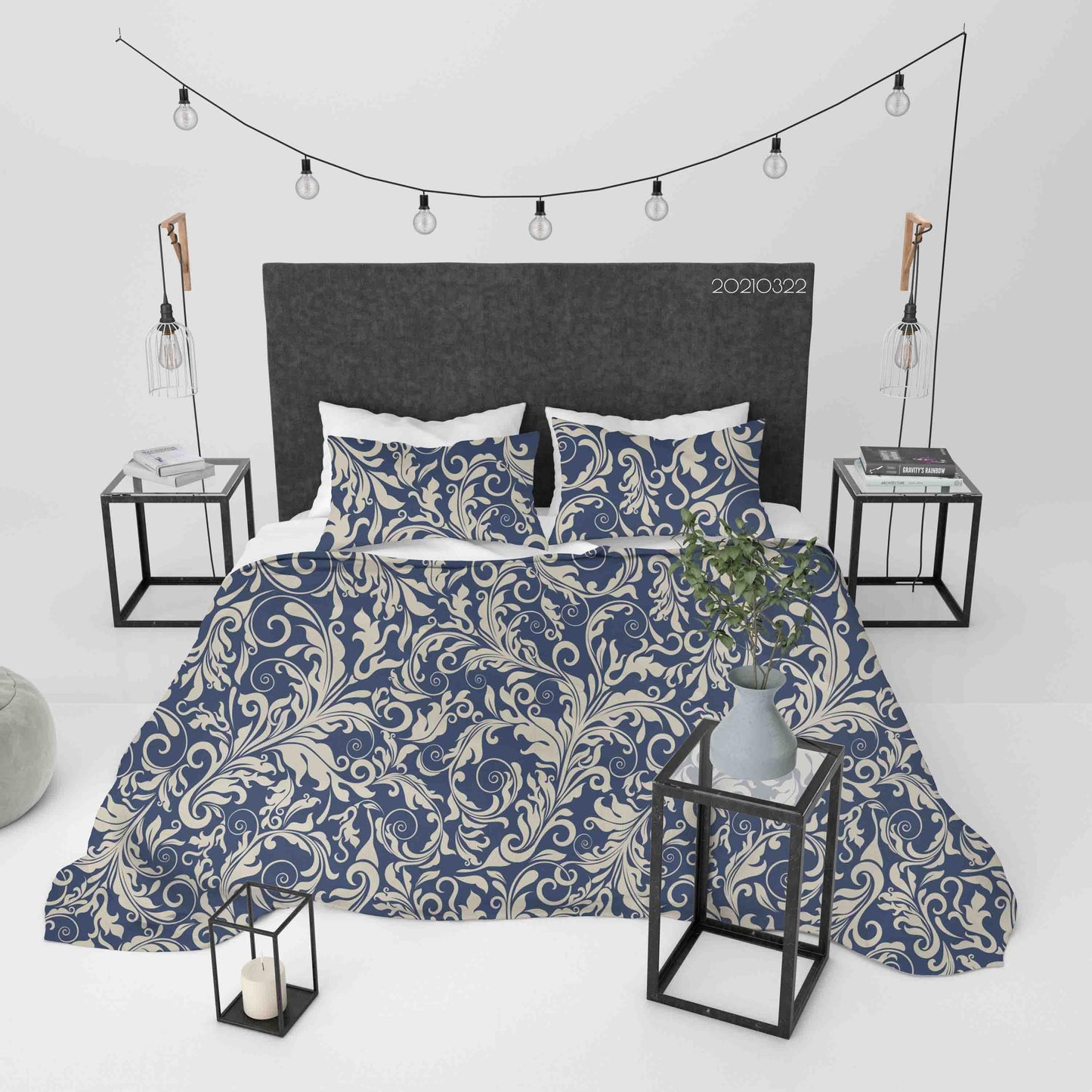 3D Baroque Pattern Quilt Cover Set Bedding Set Duvet Cover Pillowcases 82