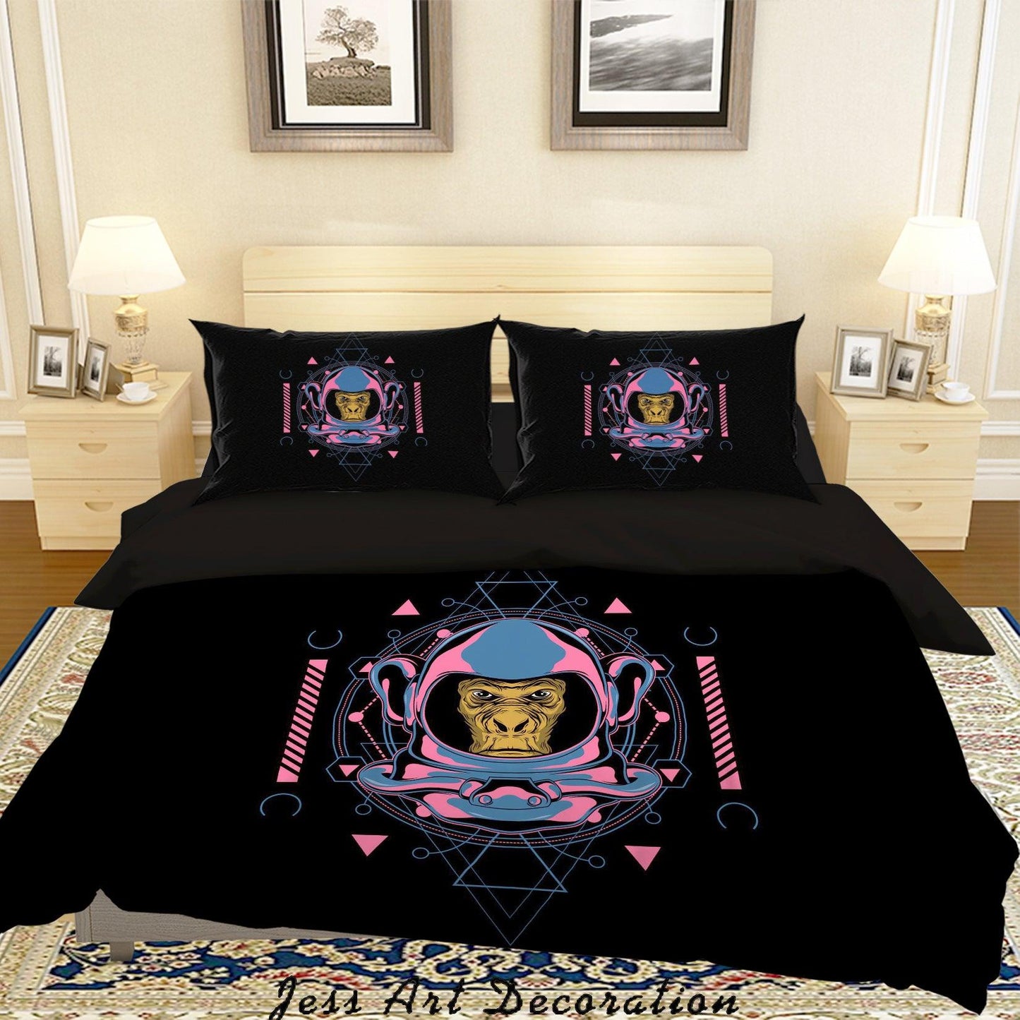 3D Alien Spacecraft Quilt Cover Set Bedding Set Duvet Cover Pillowcases A352 LQH