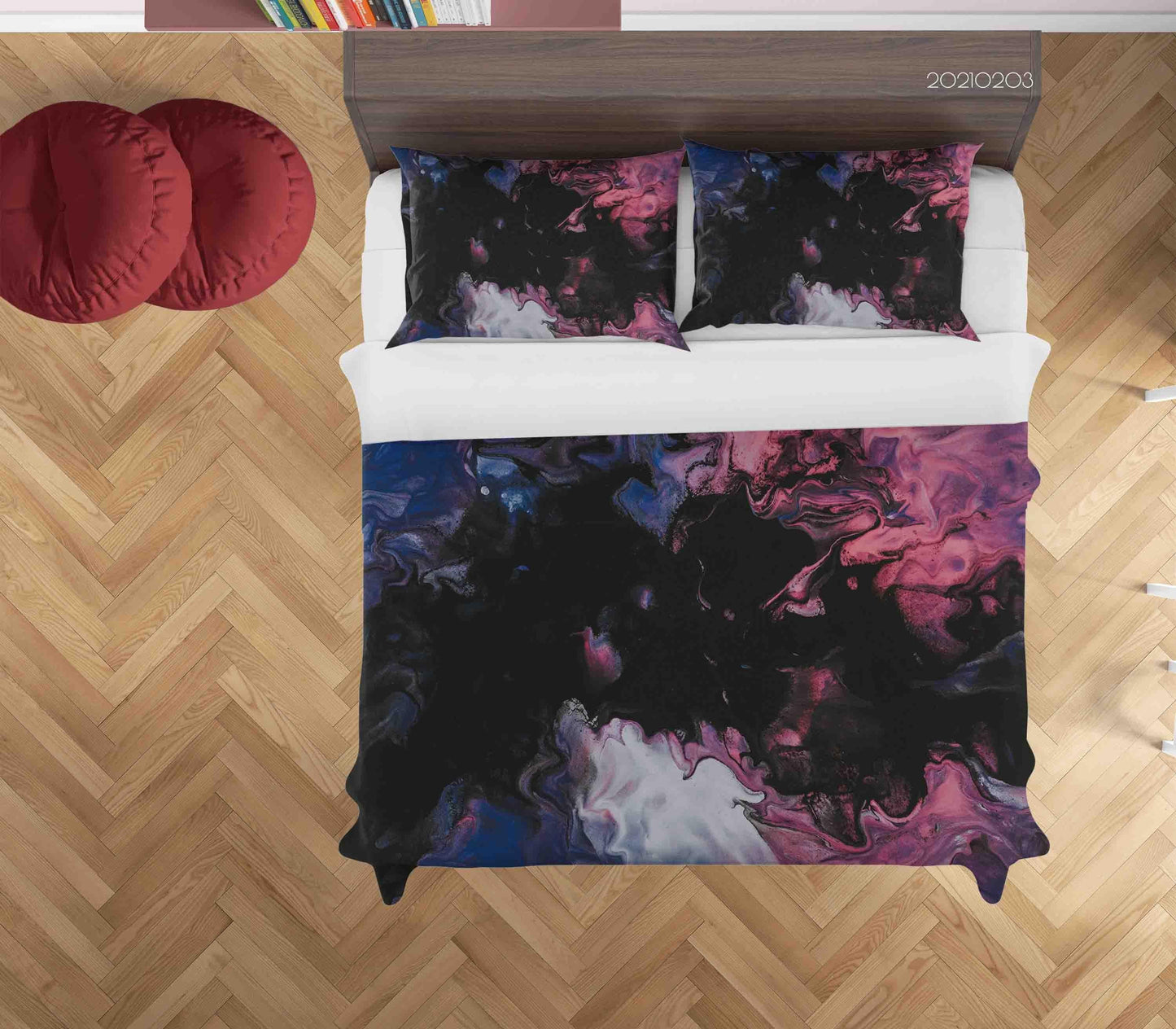 3D Abstract Marble Texture Quilt Cover Set Bedding Set Duvet Cover Pillowcases 71