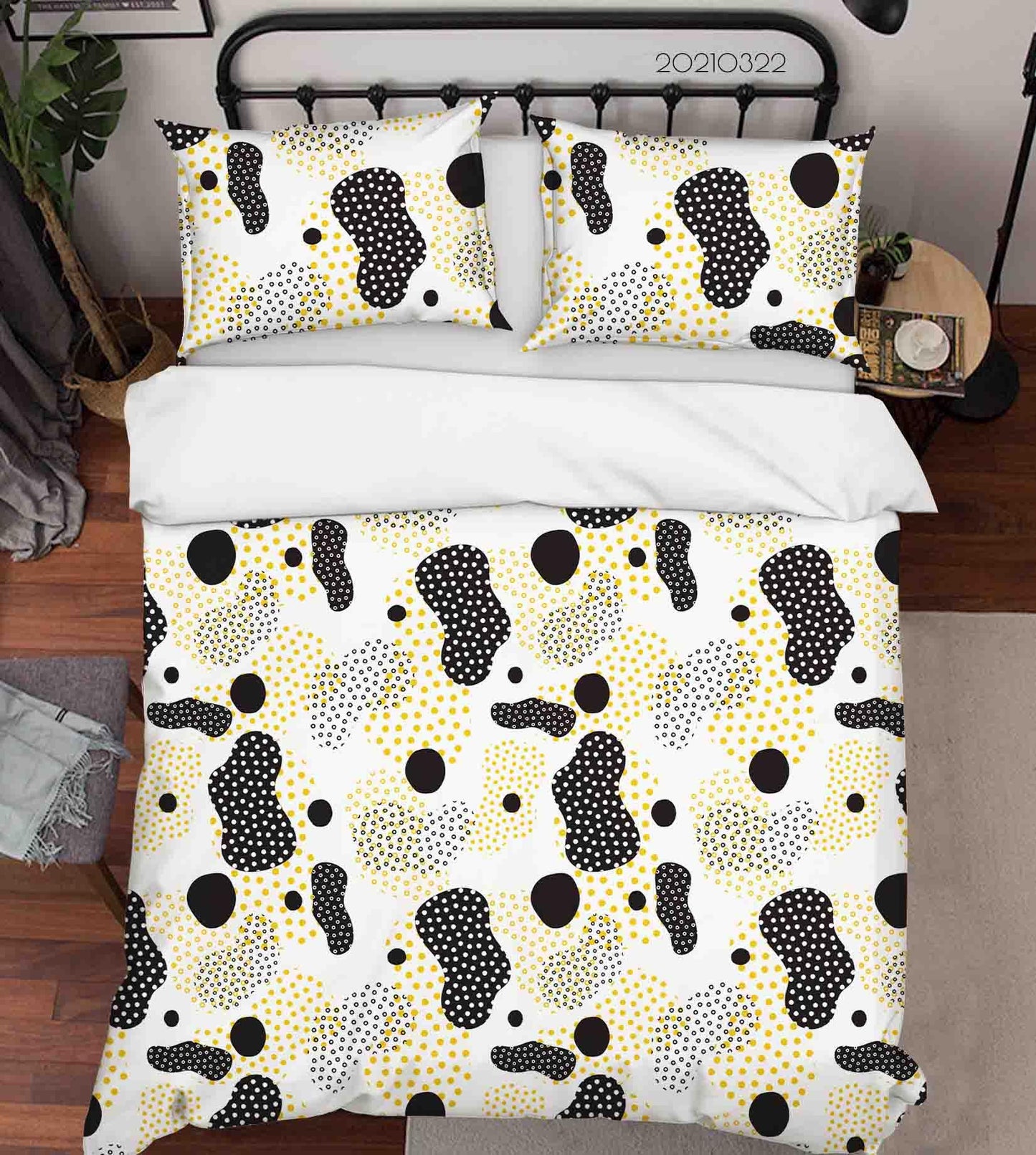 3D Abstract Geometric Pattern Quilt Cover Set Bedding Set Duvet Cover Pillowcases 17 LQH