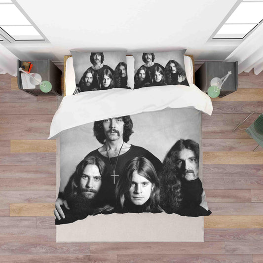 3D Black Sabbath Quilt Cover Set Bedding Set Duvet Cover Pillowcases SF46