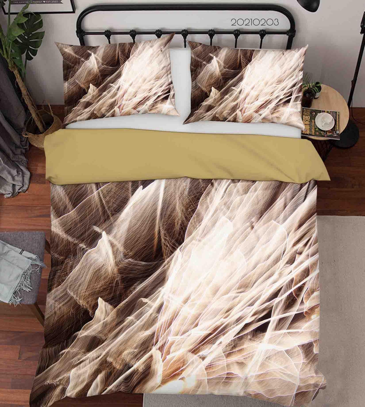 3D Abstract Marble Texture Quilt Cover Set Bedding Set Duvet Cover Pillowcases 16