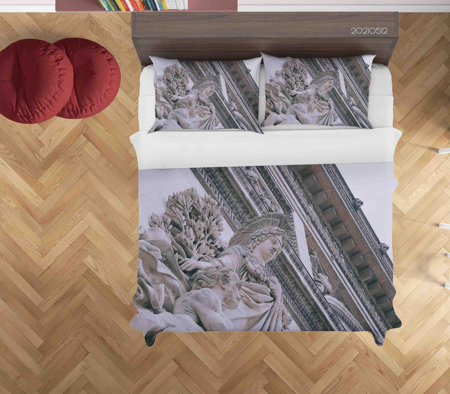 3D Architecture Art Sculpture Quilt Cover Set Bedding Set Duvet Cover Pillowcases 305