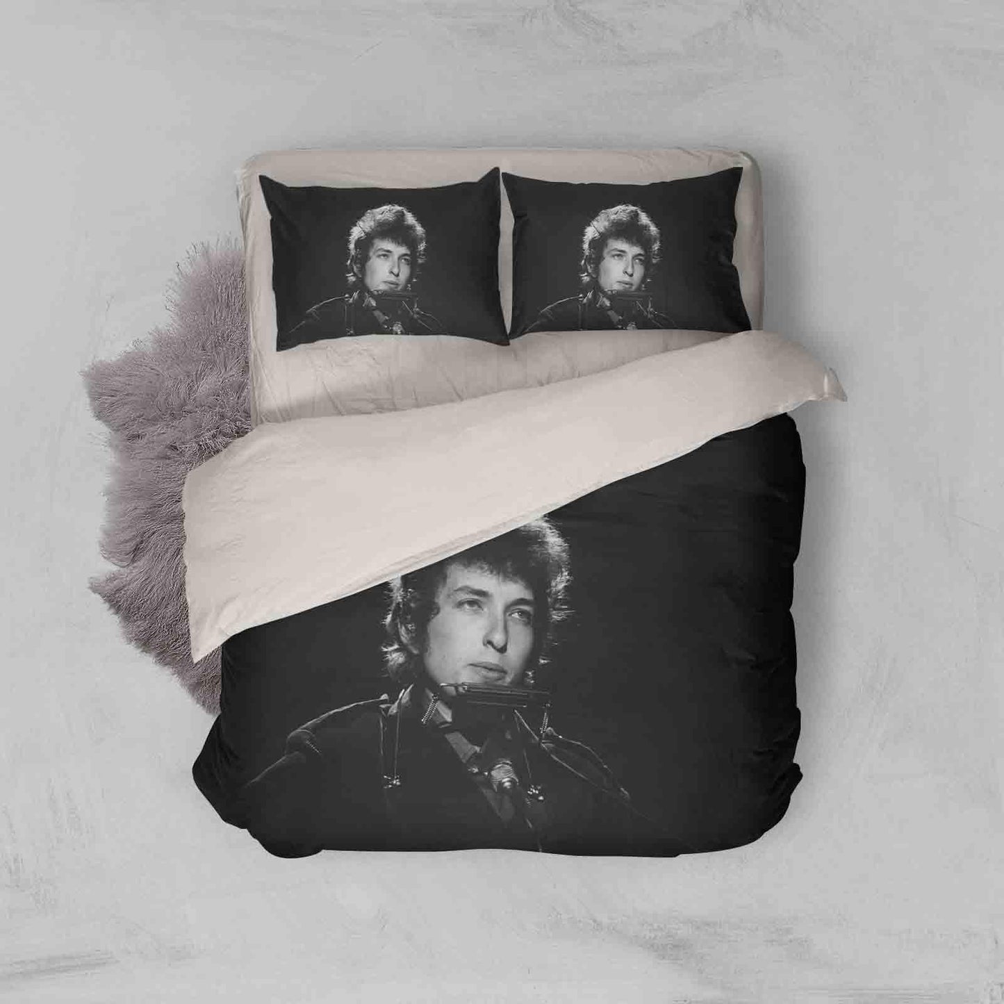 3D Bob Dylan Quilt Cover Set Bedding Set Pillowcases 12