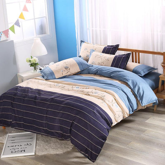 3D Blue Rose Quilt Cover Set Bedding Set Pillowcases 40