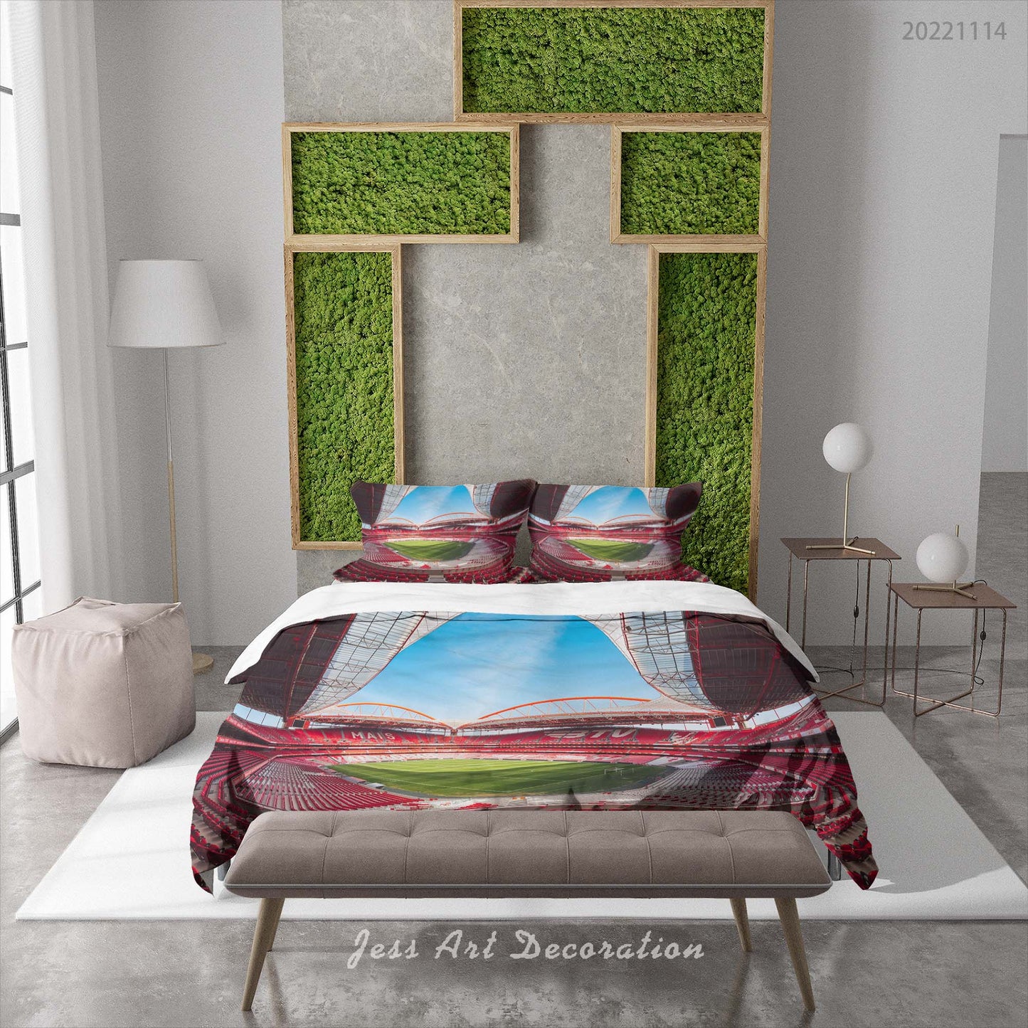 3D Arsenal FC Bluesky Cloud Quilt Cover Set Bedding Set Duvet Cover Pillowcase 890