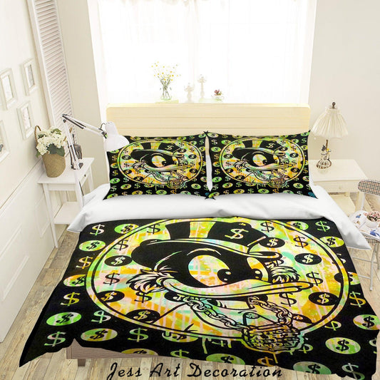 3D Cartoon Colorful Duck Animal Quilt Cover Set Bedding Set Duvet Cover Pillowcases LXL