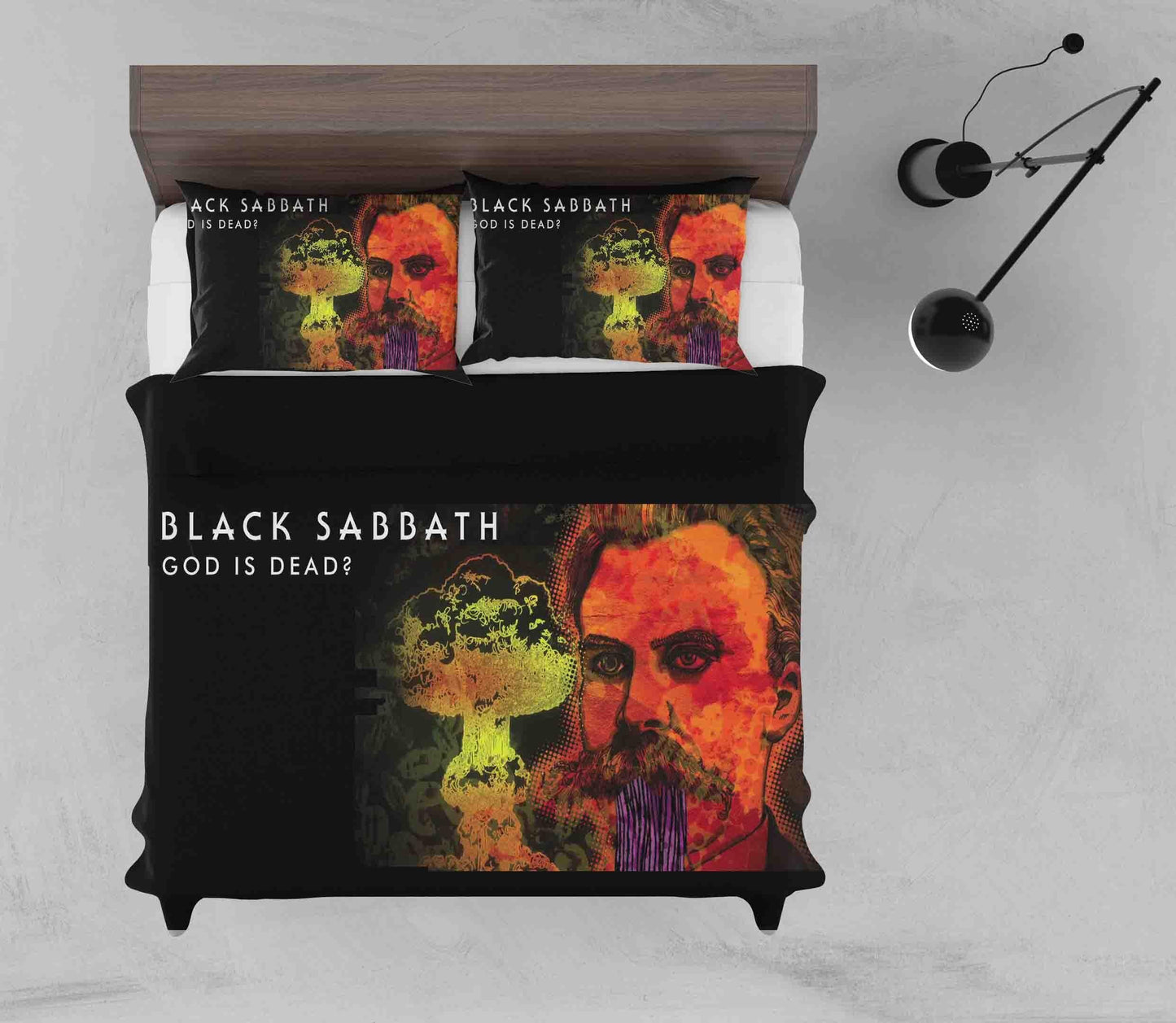 3D Black Sabbath Painting Quilt Cover Set Bedding Set Duvet Cover Pillowcases SF13