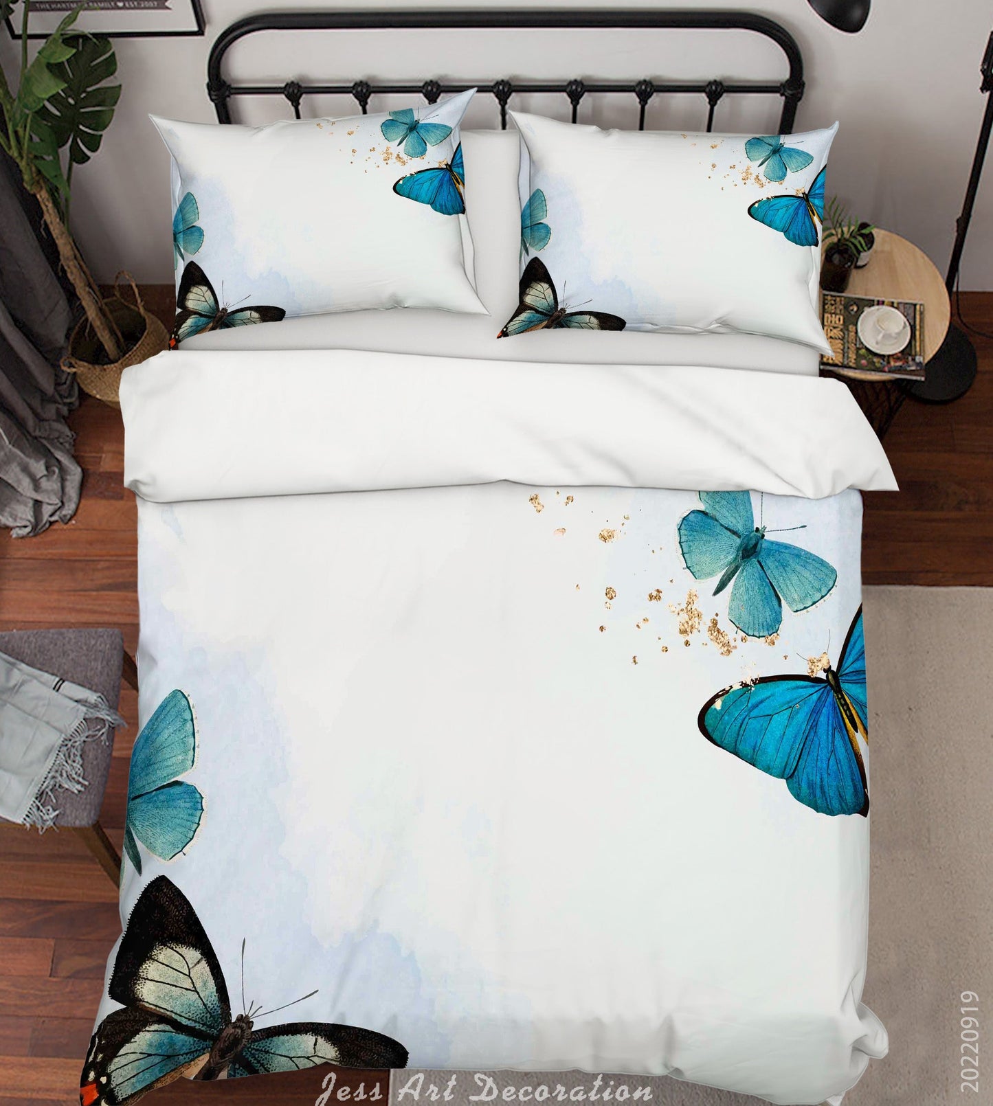 3D Animal Butterfly Quilt Cover Set Bedding Set Duvet Cover Pillowcase 229