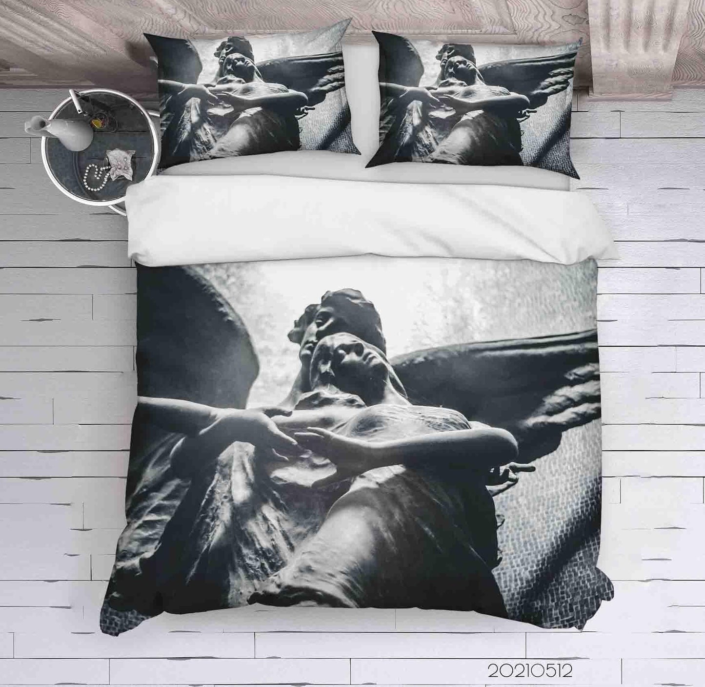 3D Art Sculpture Quilt Cover Set Bedding Set Duvet Cover Pillowcases 250