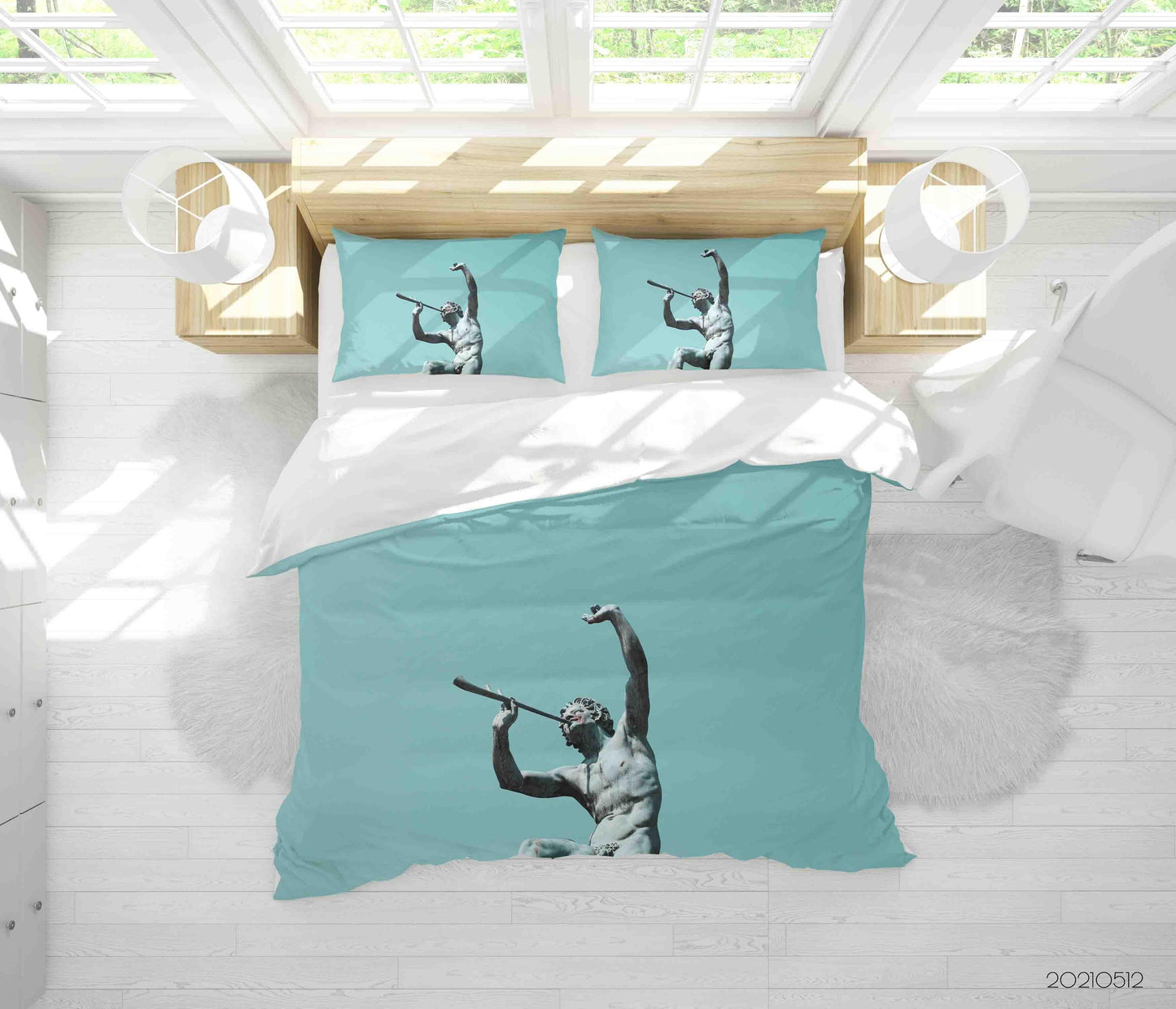 3D Art Sculpture Quilt Cover Set Bedding Set Duvet Cover Pillowcases 264