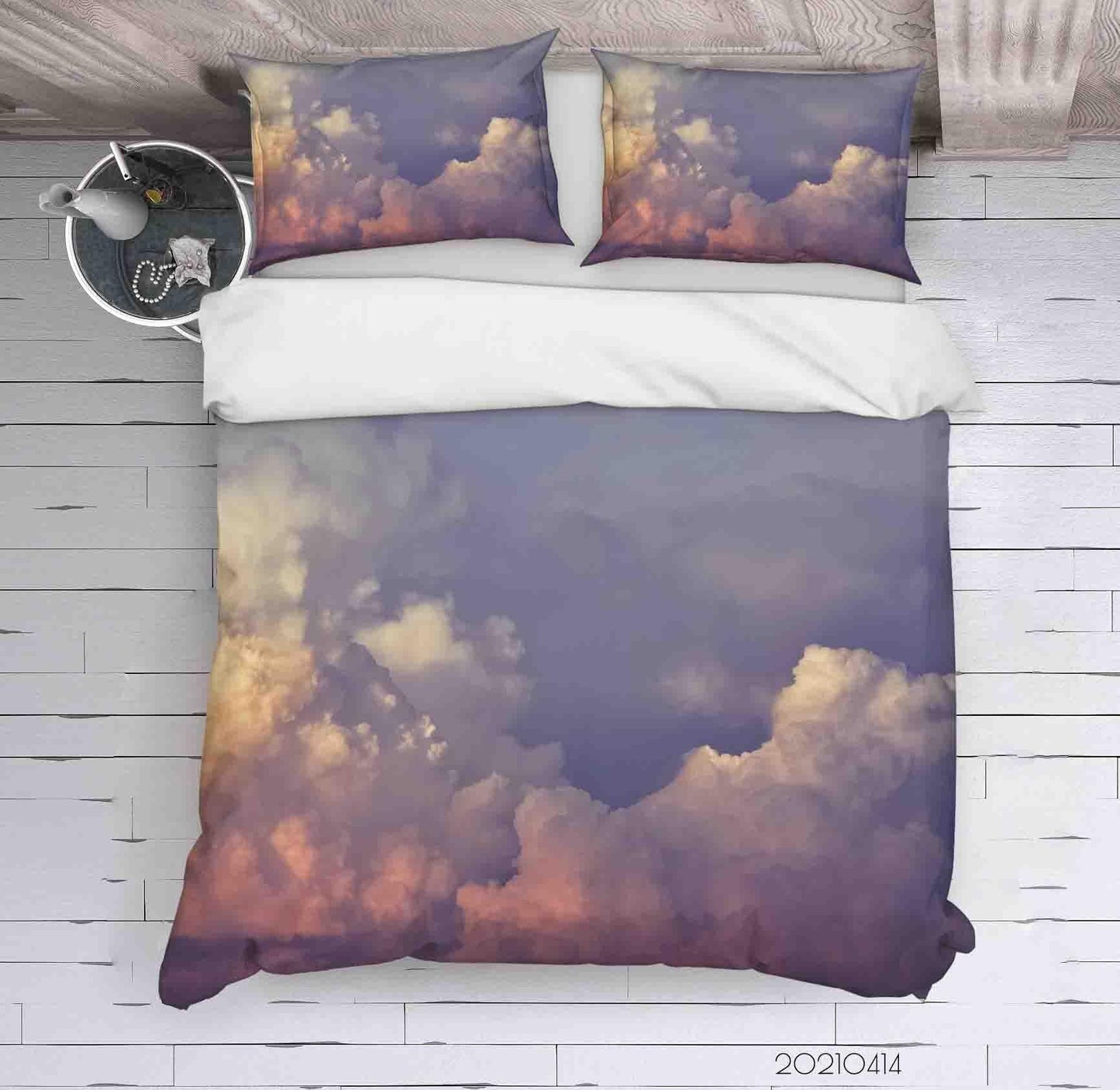 3D Blue Sky Cloud Quilt Cover Set Bedding Set Duvet Cover Pillowcases 23