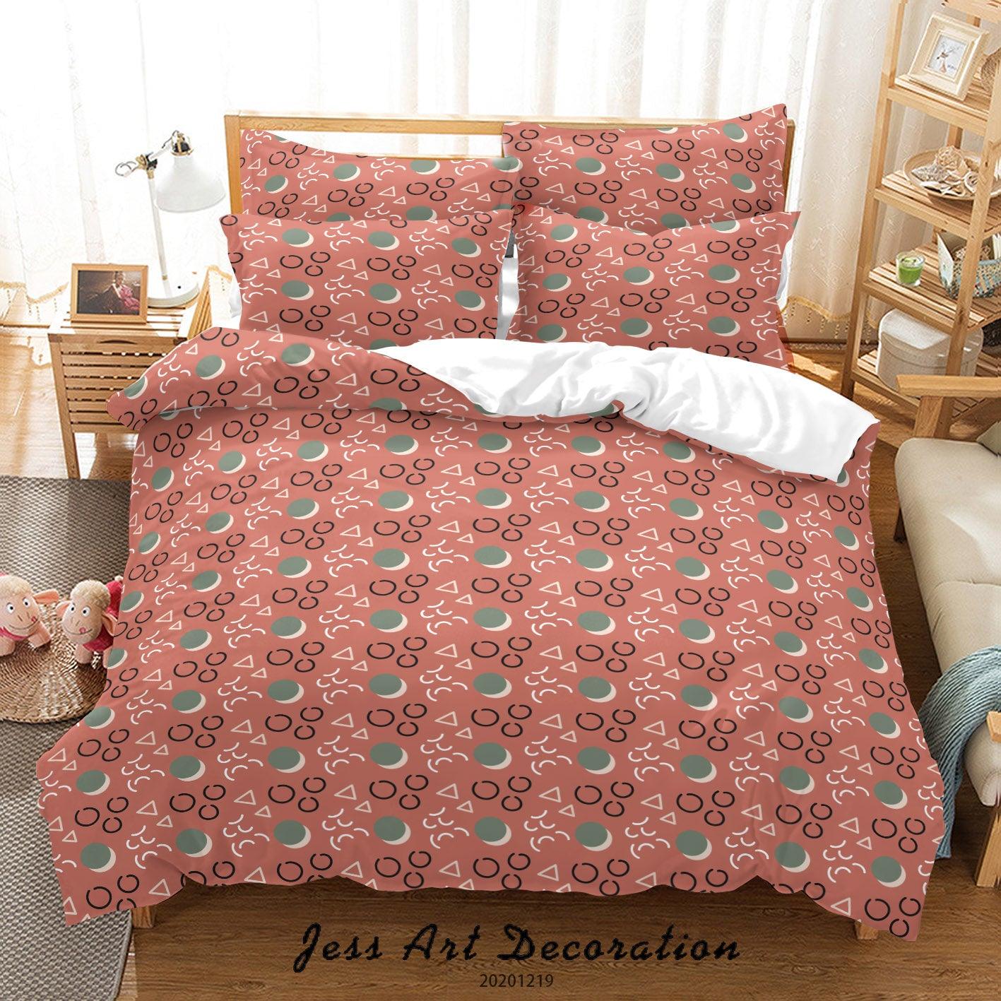 3D Abstract Geometric Pattern Quilt Cover Set Bedding Set Duvet Cover Pillowcases 88