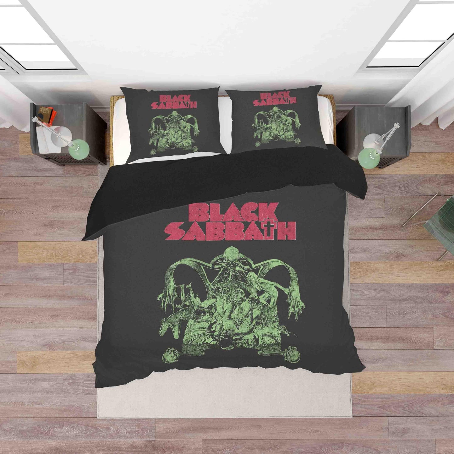 3D Black Sabbath Quilt Cover Set Bedding Set Duvet Cover Pillowcases SF87