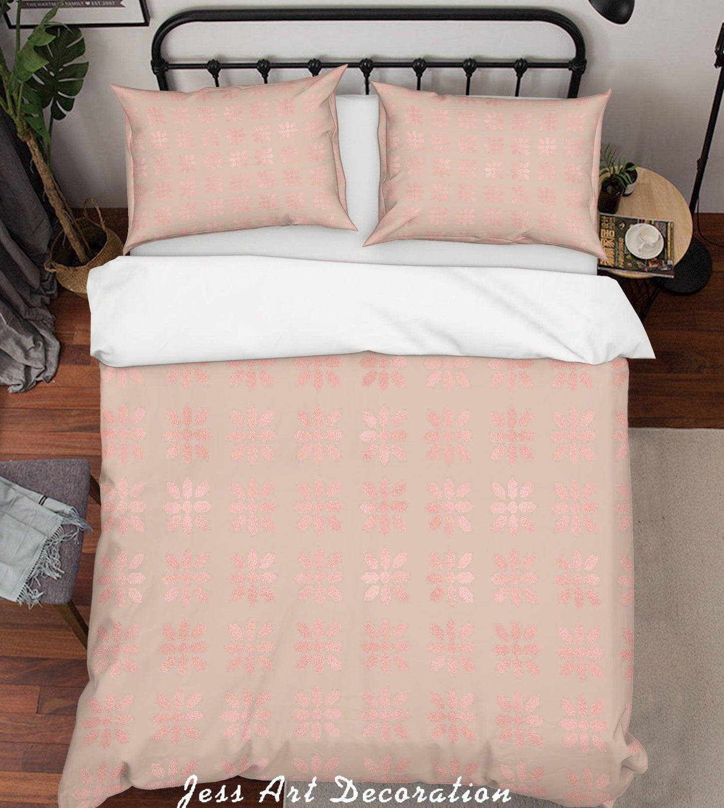 3D Abstract Cherry Blossom Quilt Cover Set Bedding Set Pillowcases 16