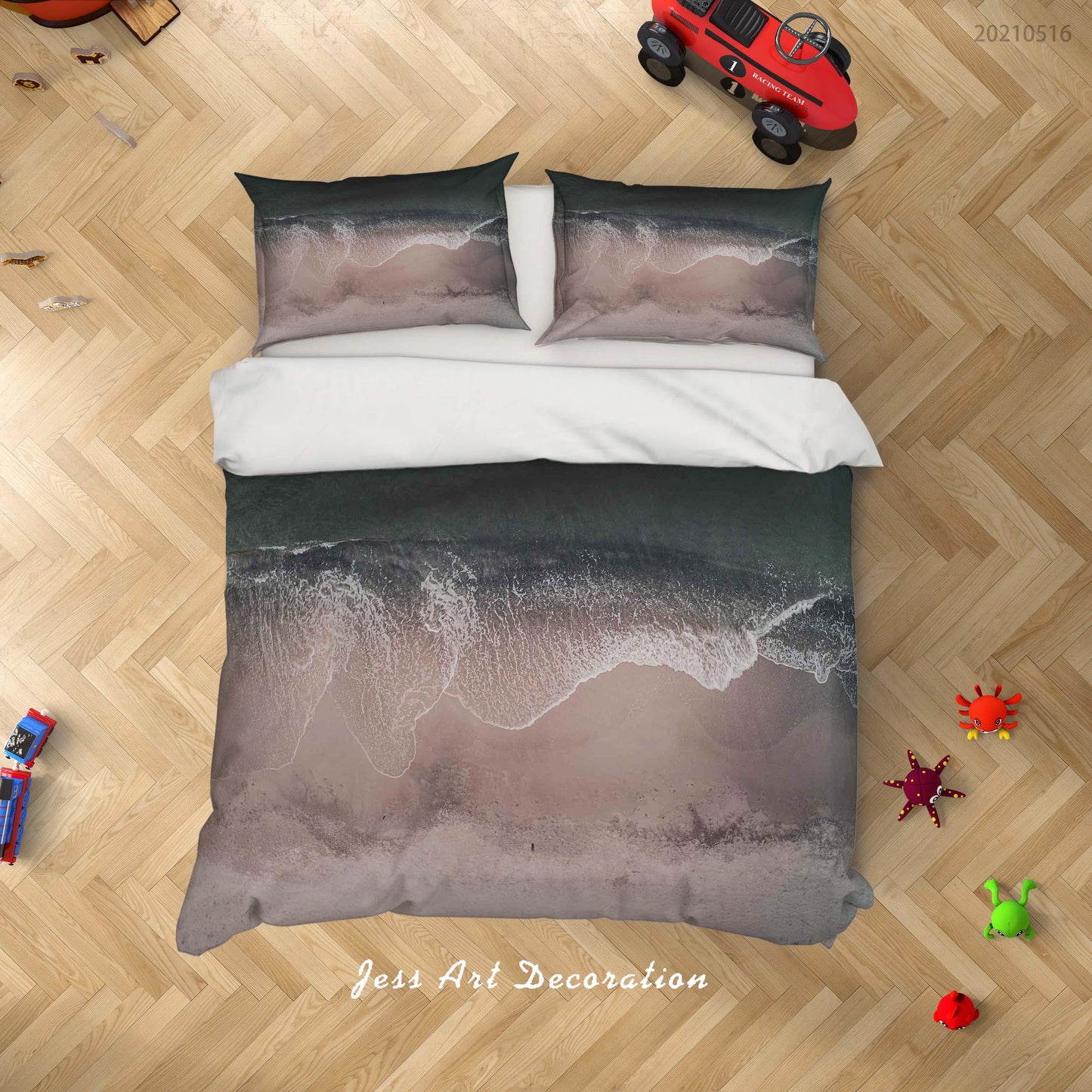 3D Beach Landscape Quilt Cover Set Bedding Set Duvet Cover Pillowcases 182