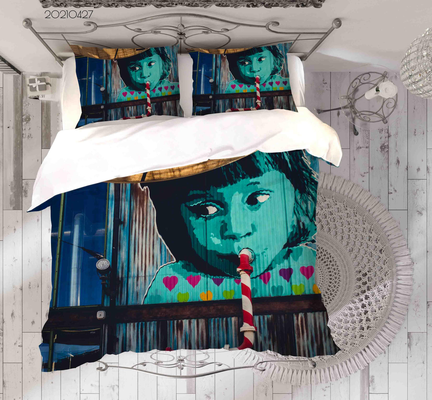 3D Abstract Artist Works Graffiti Quilt Cover Set Bedding Set Duvet Cover Pillowcases 116