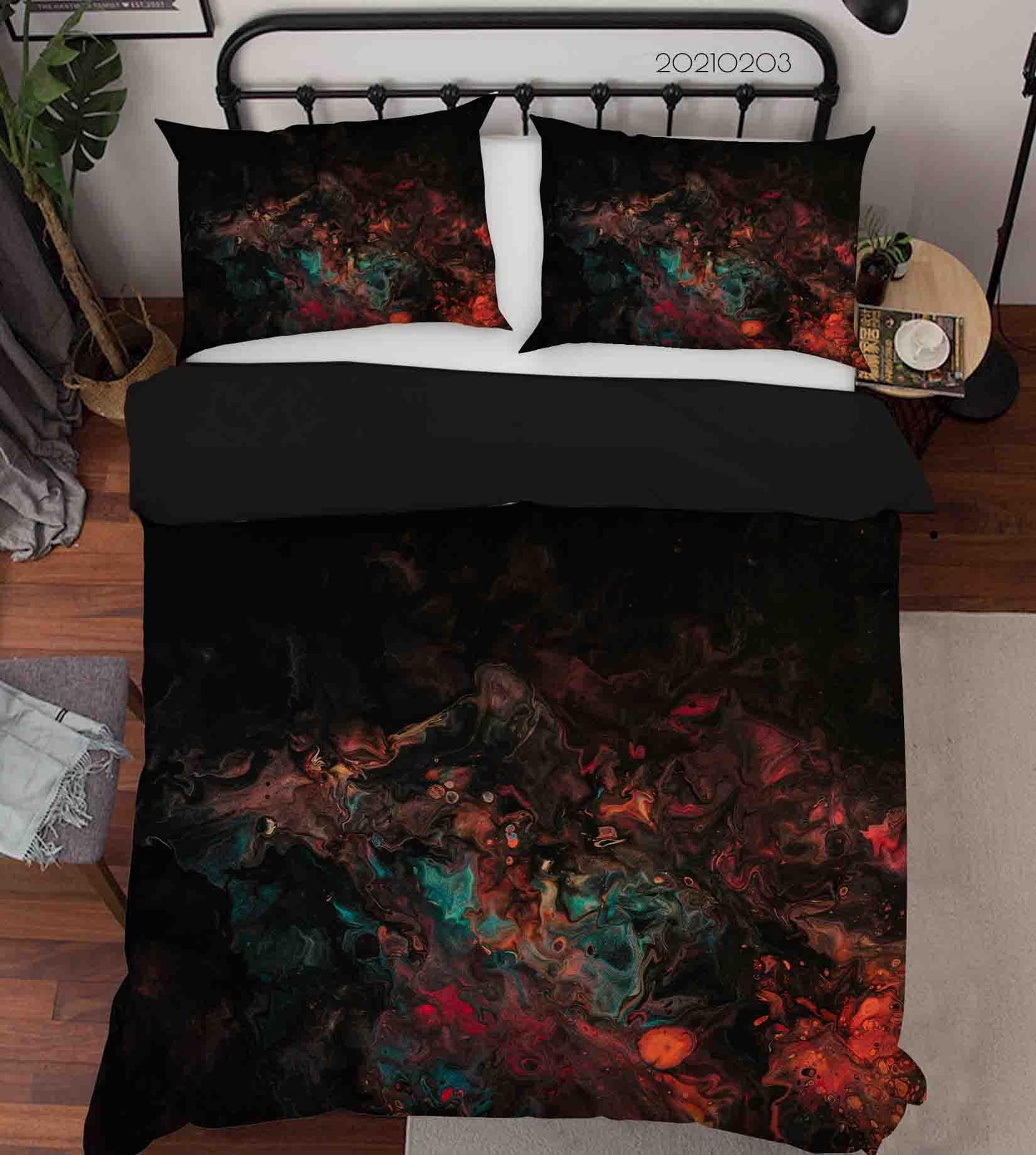 3D Abstract Marble Texture Quilt Cover Set Bedding Set Duvet Cover Pillowcases 58